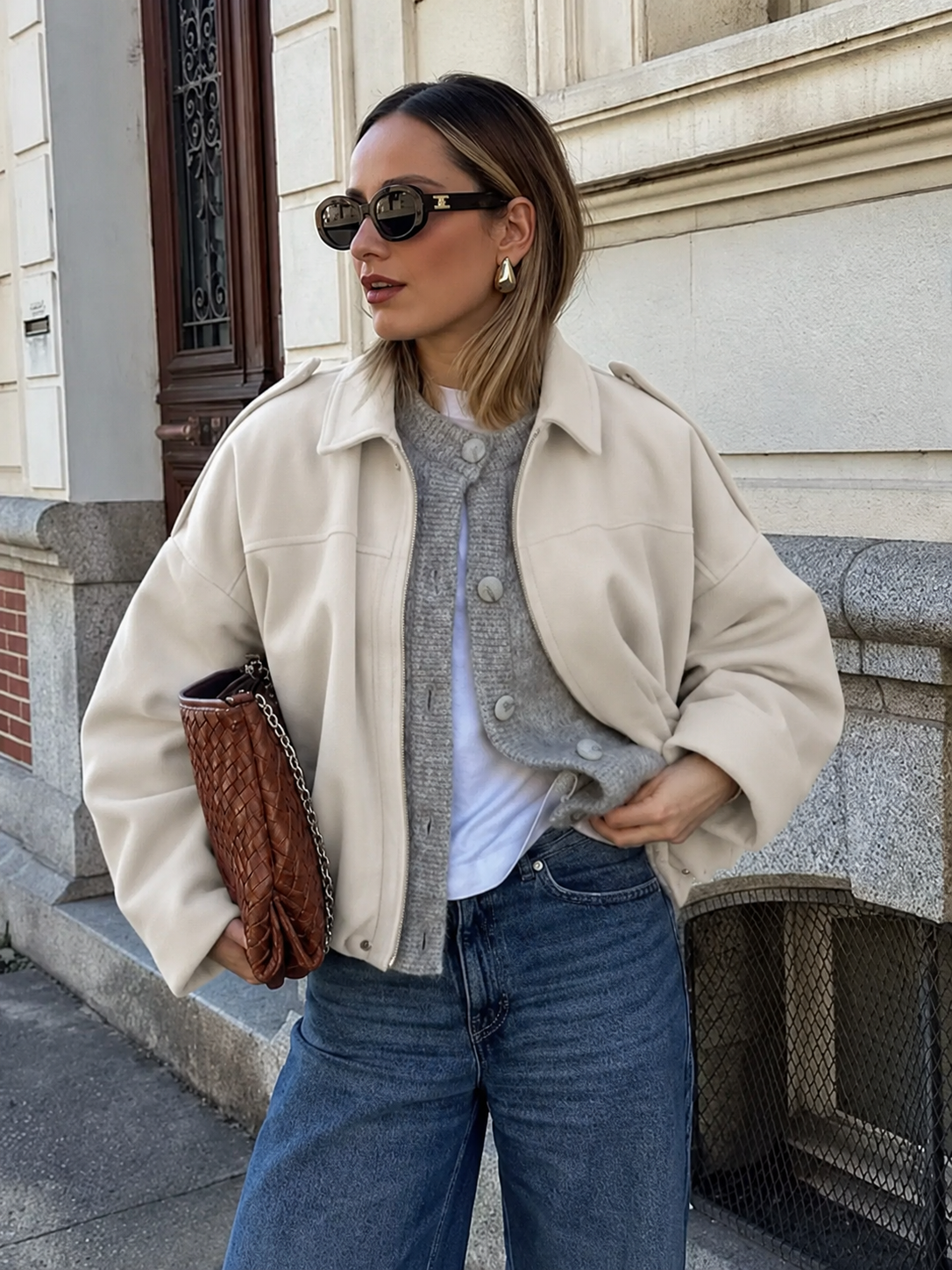 Elba - Classic Elegant Bomber Jacket
