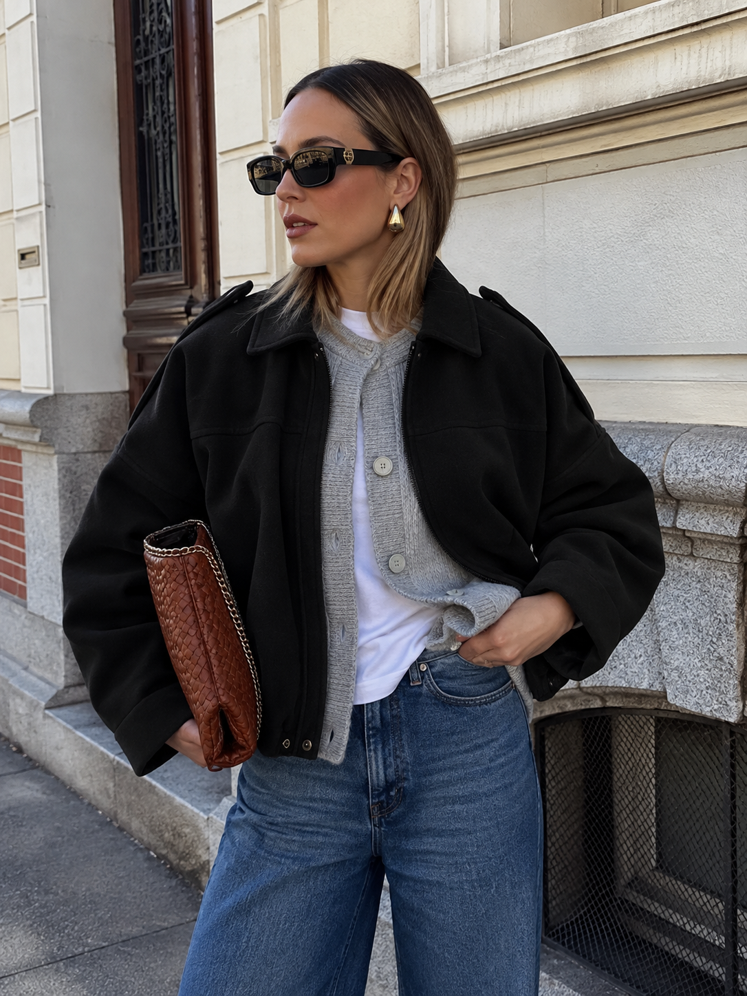 Elba - Classic Elegant Bomber Jacket