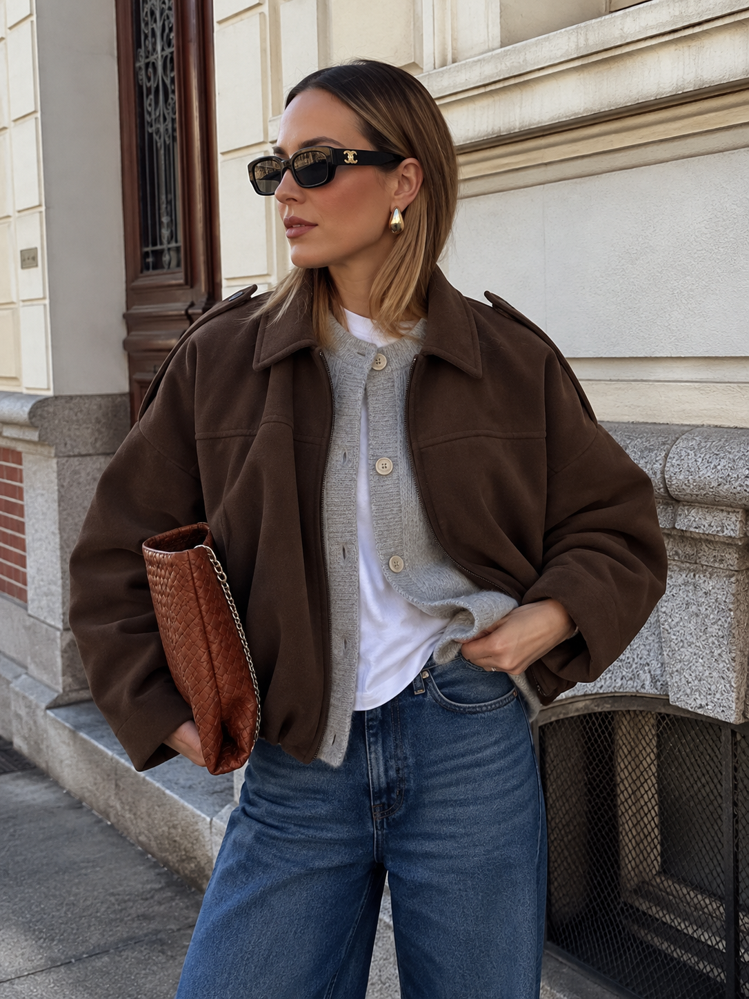 Elba - Classic Elegant Bomber Jacket