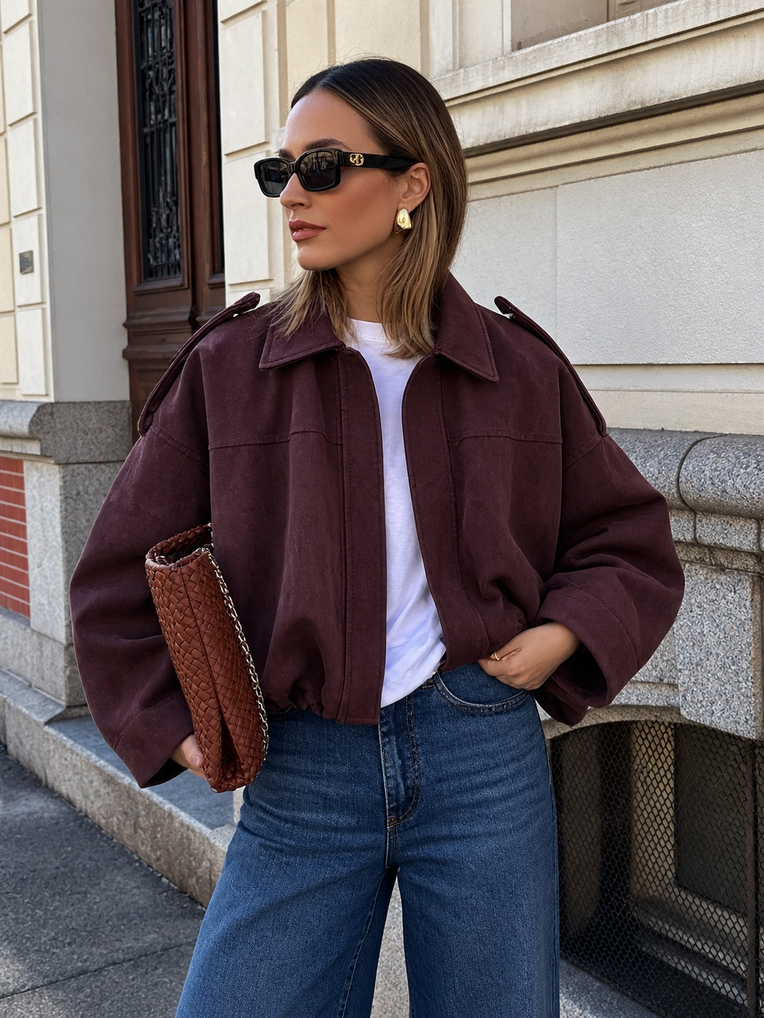 Elba - Classic Elegant Bomber Jacket