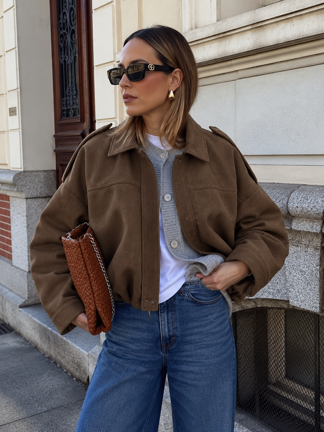 Elba - Classic Elegant Bomber Jacket