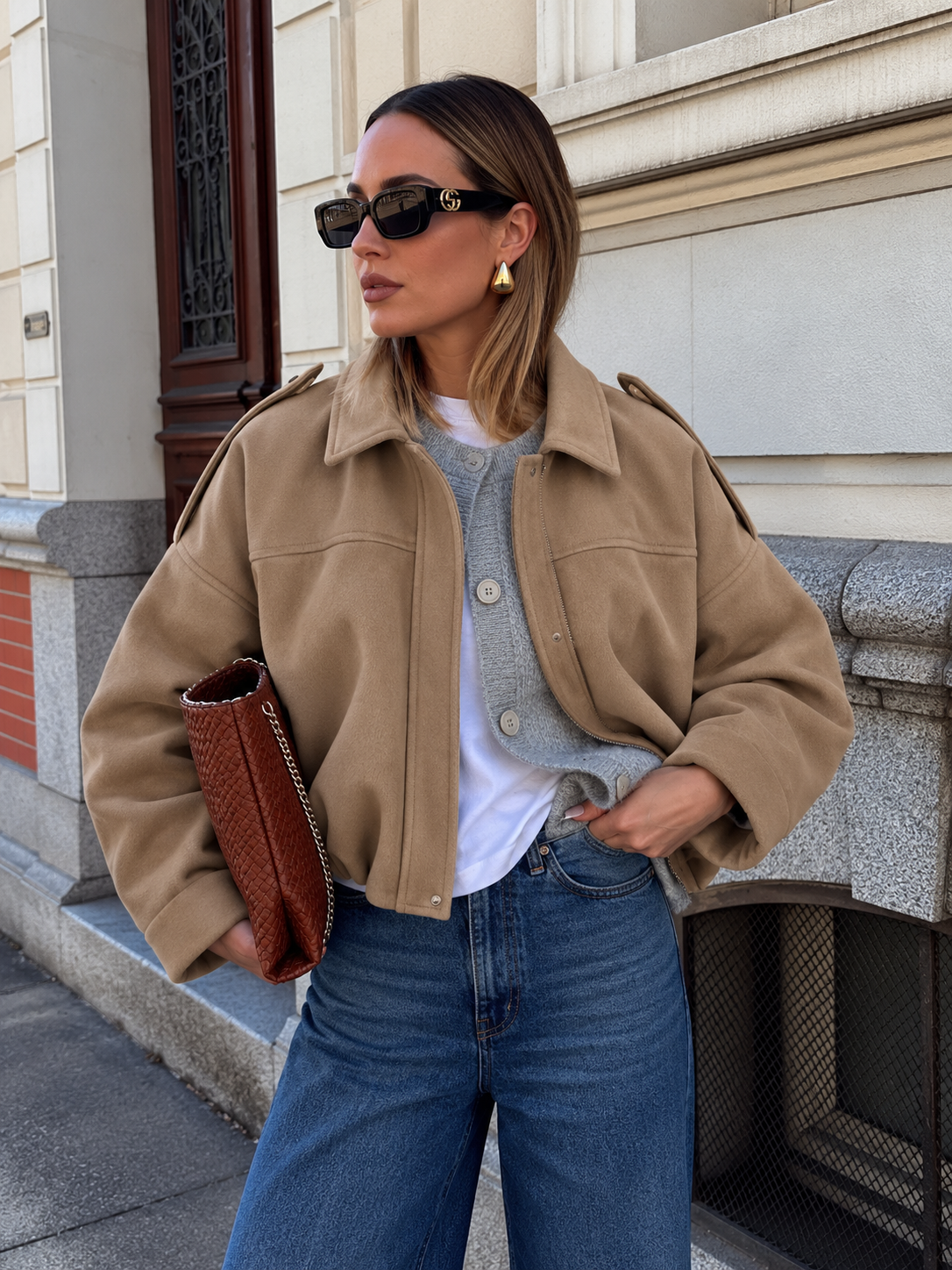 Elba - Classic Elegant Bomber Jacket