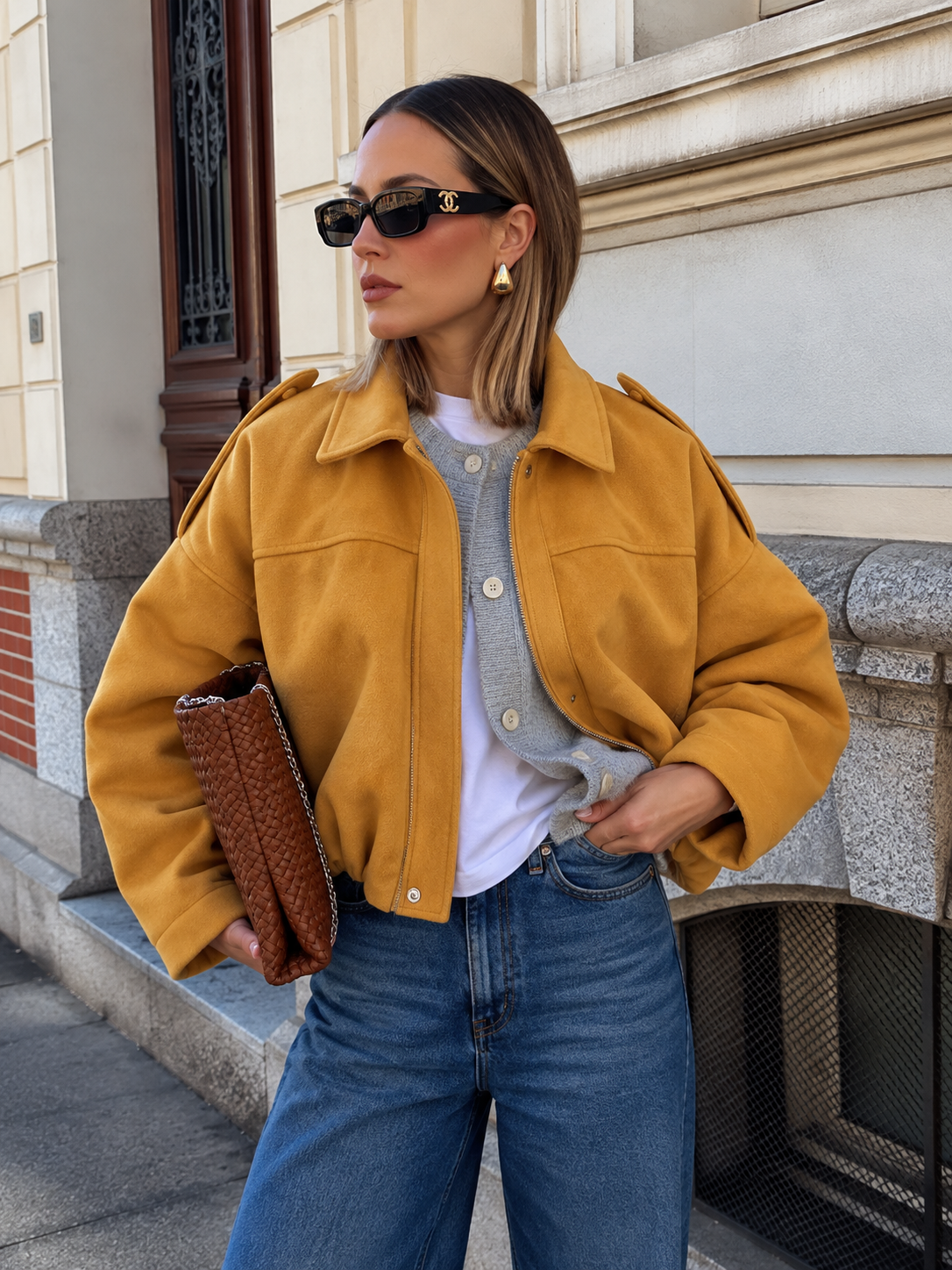 Elba - Classic Elegant Bomber Jacket